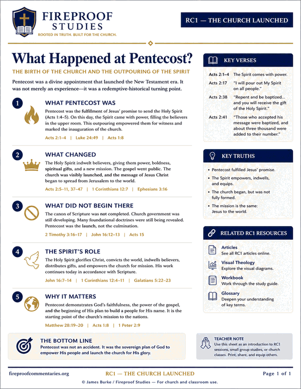 What Happened at Pentecost Handout