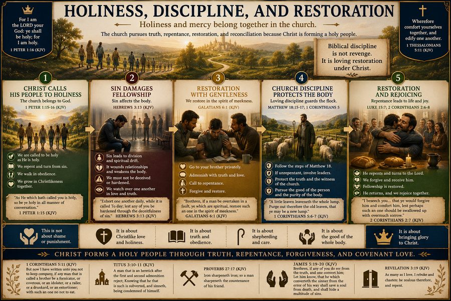 Holiness Discipline and Restoration